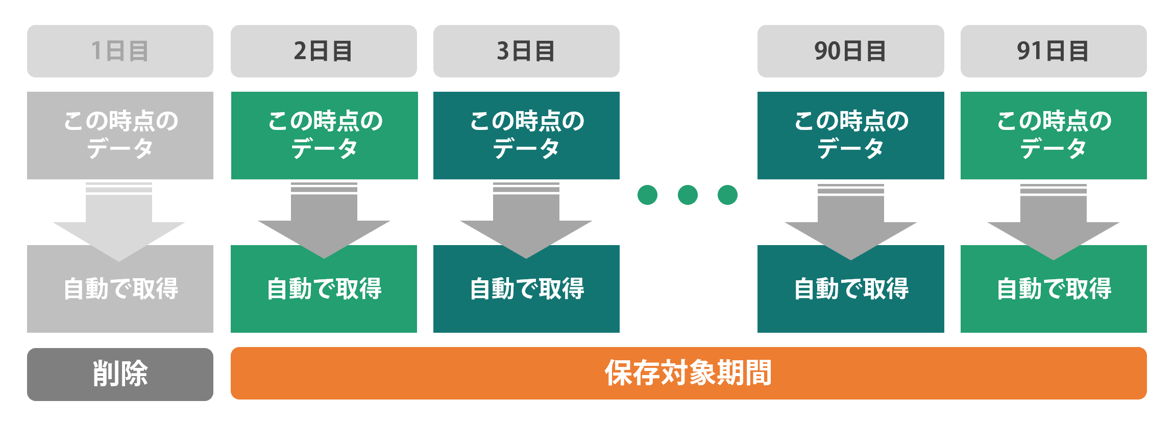 世代管理(7日間)